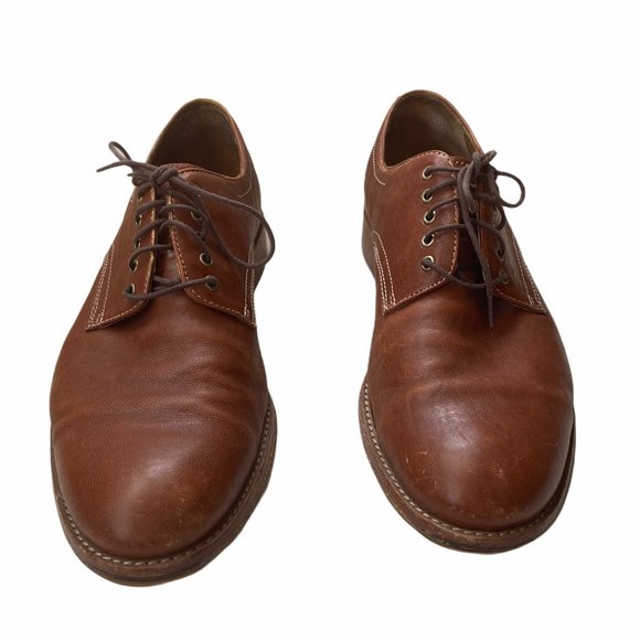 HS Trask Mens Brown Leather Oxford Dress Shoes main image 7